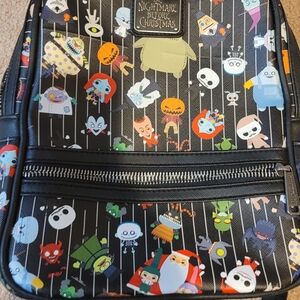Loungefly Nightmare Before Christmas Character Backpack - Black and Multicolor
